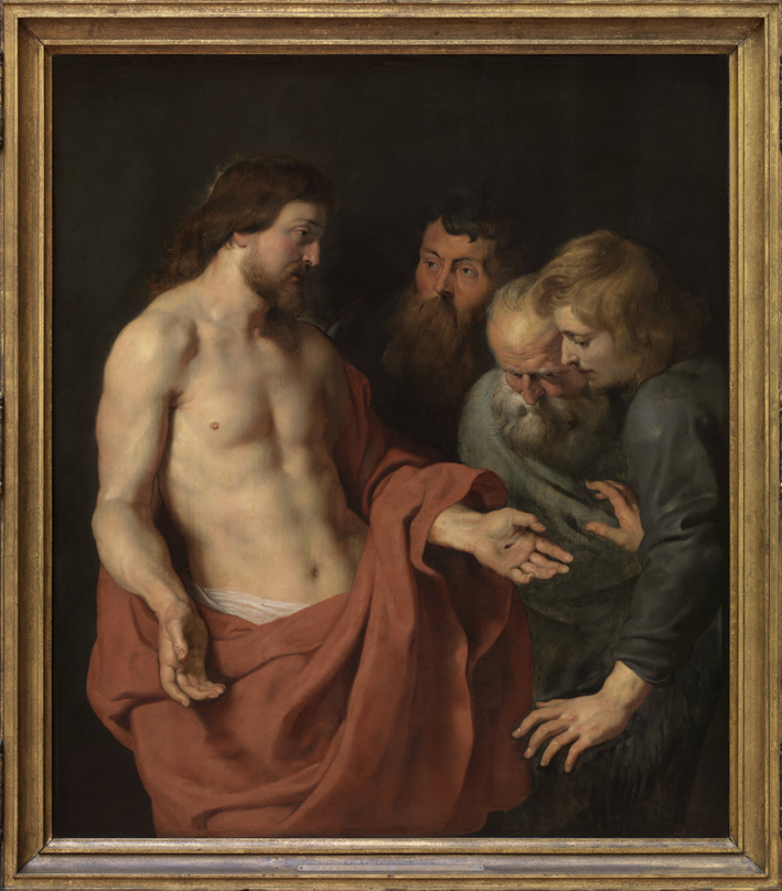  彼得·保罗·鲁本斯 Peter Paul Rubens——尼可拉斯罗库克斯的墓志铭和他的妻子阿德里亚娜佩雷斯（中）